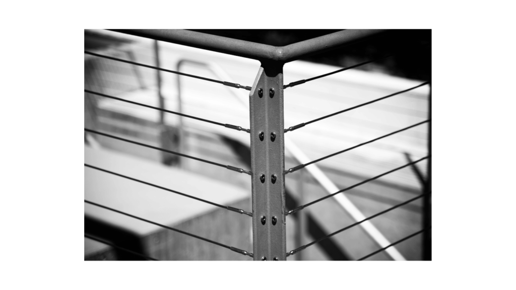 3 16 wire rope railing