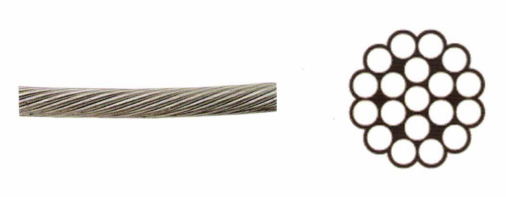 1x19 Stainless Steel Cable