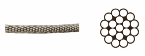 1x19 Stainless Steel Cable