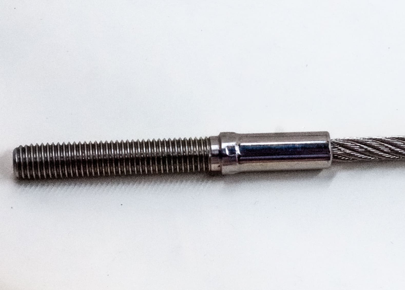thumbnail image 2 of 316 Stainless Steel Swage Stud End Fitting For Wire Rope – Metric Right/Left Thread – Boat Fittings SM-1278 2 of 6