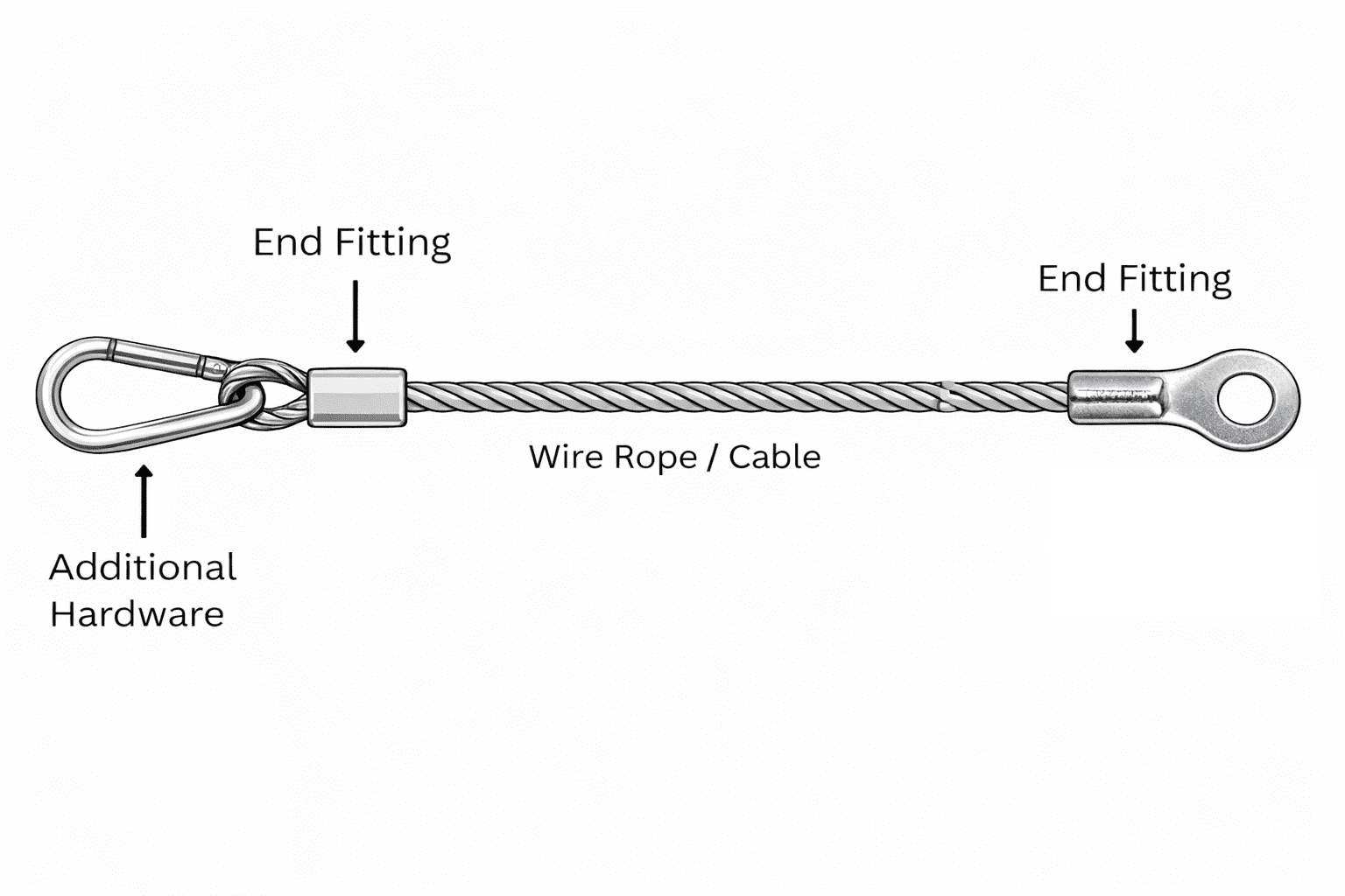 Wire Rope Assemblies | Custom Cable Assemblies Manufacturer