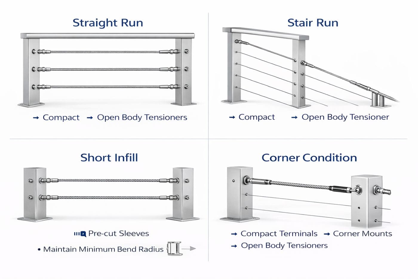 Wire Rope Cable Railing Systems | Cable Railings for Decks